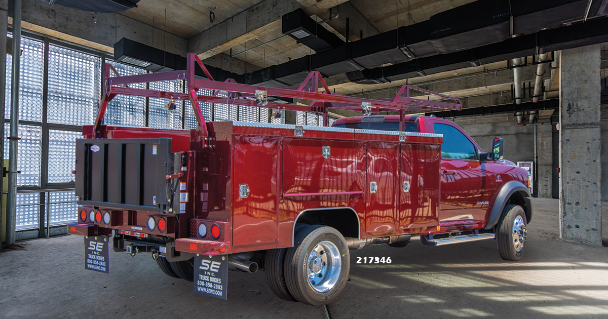 Red Scelzi SIGNATURE Service Body Truck